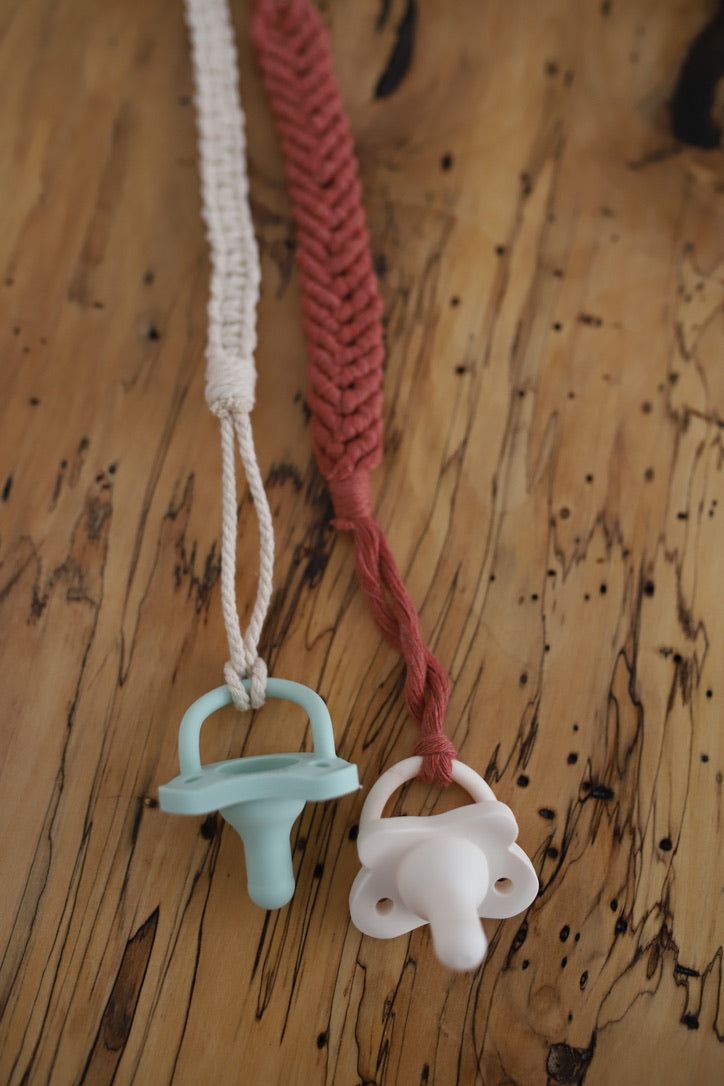 Macrame Pacifier Clip