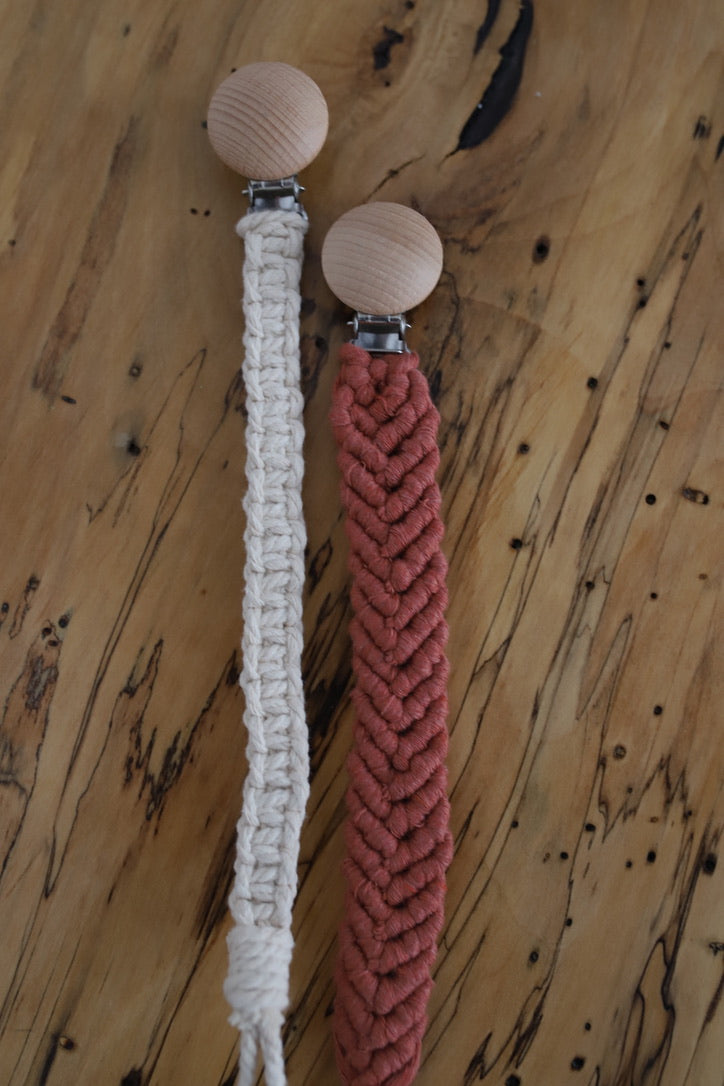 Macrame Pacifier Clip